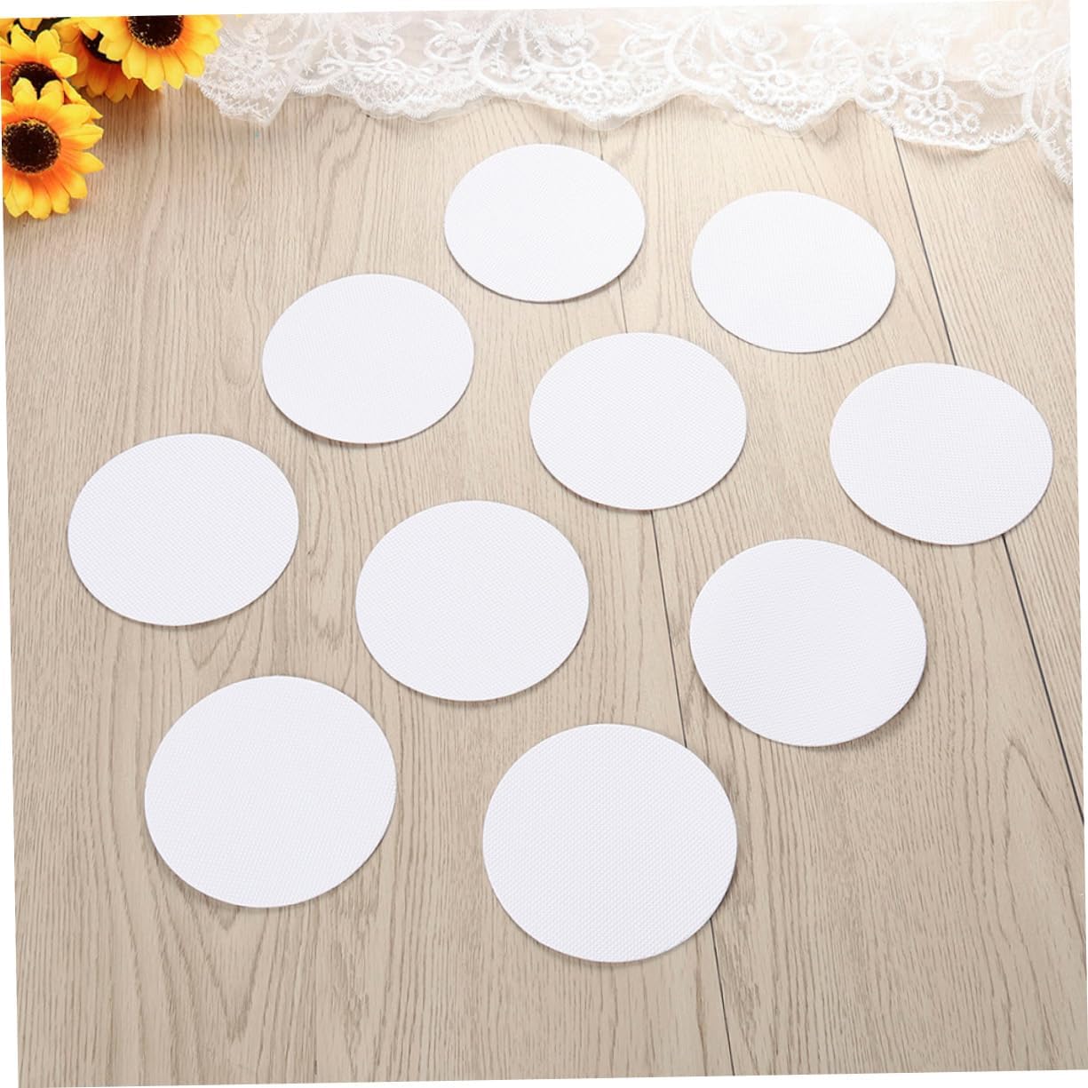 36pcs Non-Slip Bathroom Mat Stickers Round Peva Slip Stickers Bath Tub Shower Accessories for Elderly Safety