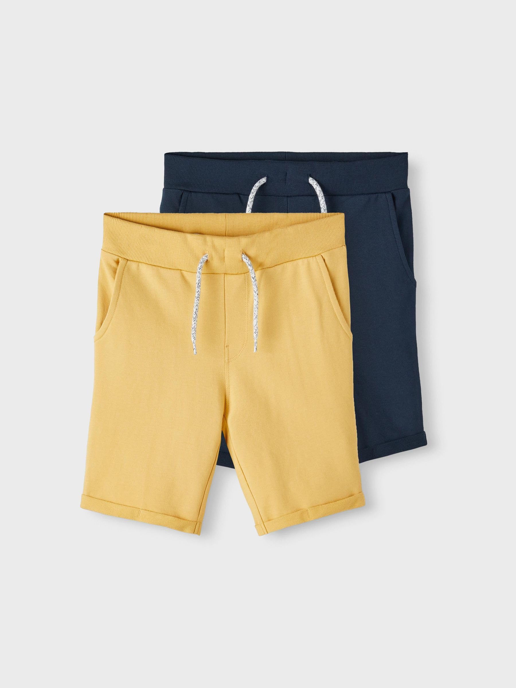 NAME IT Nkmvermo 2p Long Swe Shorts UNB F Noos - Pantalones Cortos Niños