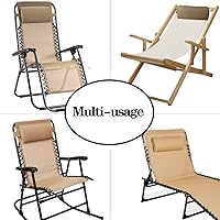 Vista 40 de Ostlttyn Zero Gravity - Almohada de repuesto para silla, color negro, 14.3 x 6.7 x 2.3 pulgadas, relleno de espuma, estilo moderno, soporte