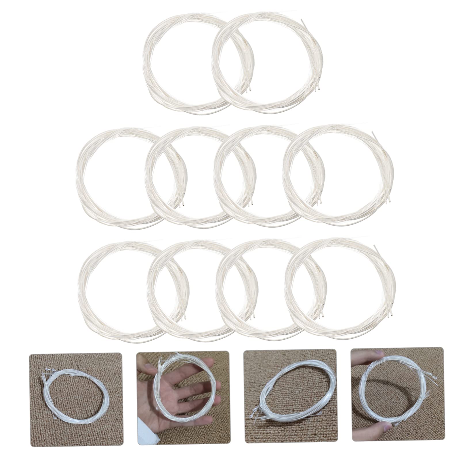 ibasenice 20packungen Pack -gitarrensaiten Universelle Nylon-saiten Mit Präziser Technik Langlebig Und Verschleißfest Für Akustische Gitarrenliebhaber Sorgen Für Harmonischen Und