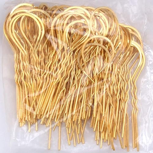 Miniatura 5 de 10 horquillas en forma de U con agarre de metal, pinzas para el cabello, pinzas para el cabello hacia arriba para mujeres y niñas (bronce antiguo)