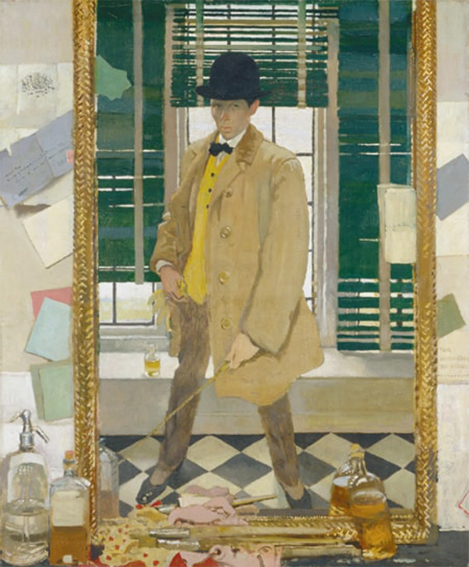 POSTERIIk Famous Modern Artwork Art Mural Self-portrait Sir William Newenham Montague Oil Paintings Pictures for Home Decor 60x90cm