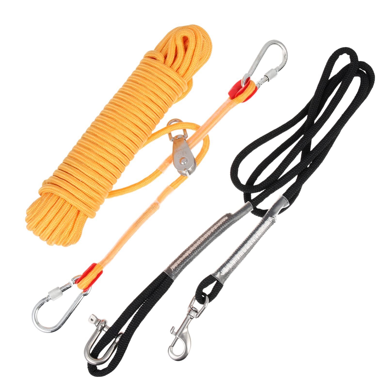 Luxshiny Cable para Perros De Camping Equipo para Acampar Perros Cable De Sujeción para Mascotas Al Aire para Correr Parques