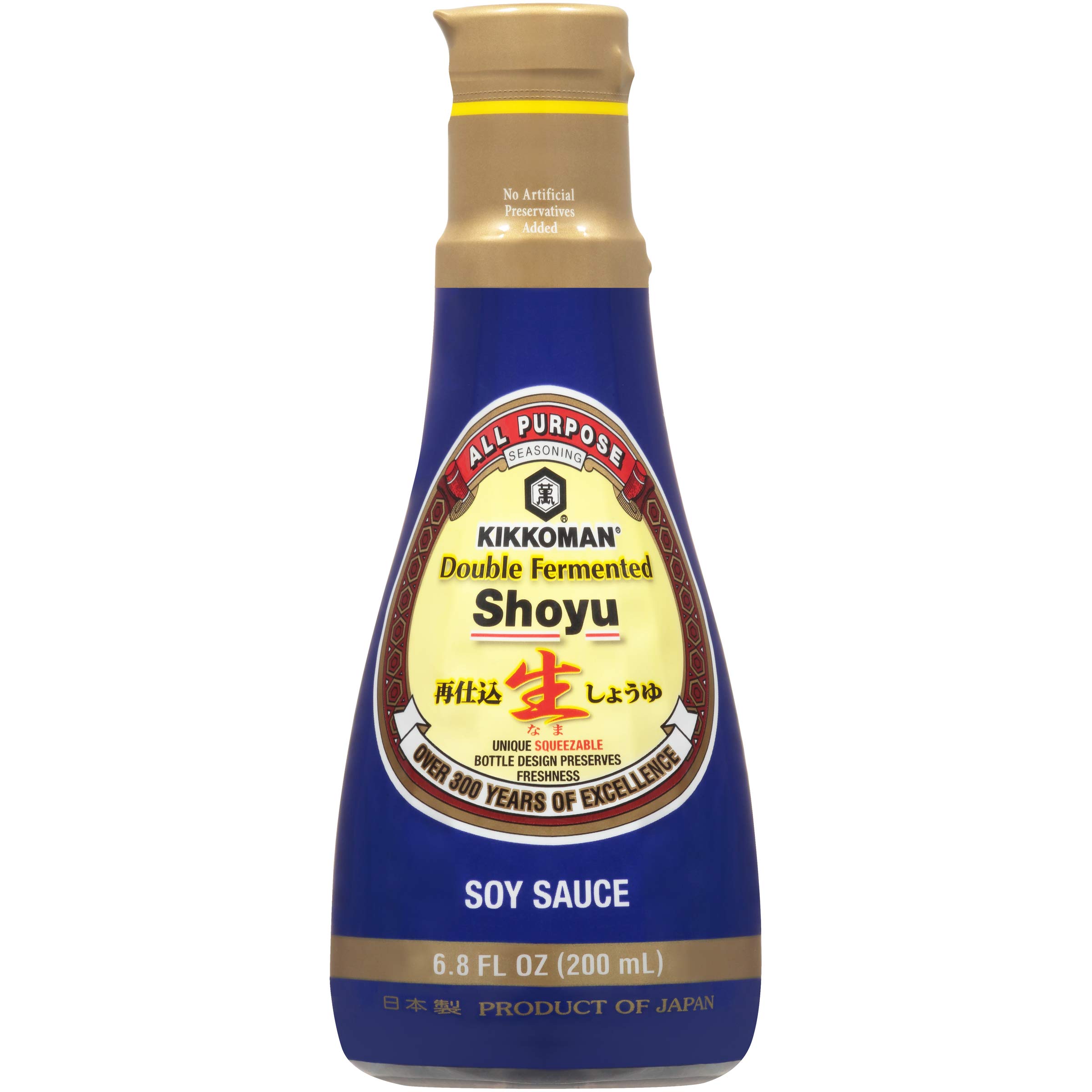 KikkomanSauce Soy Double Fermentd, 6.8 Fl Oz (Pack Of 6)