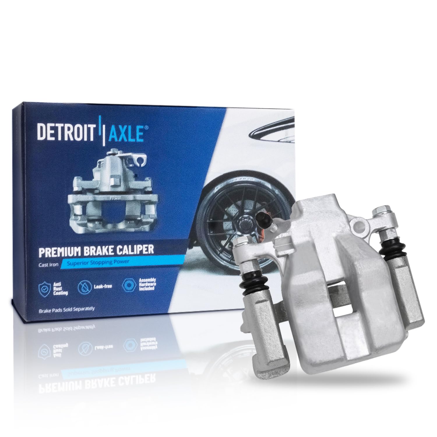 Detroit Axle - Rear Left Brake Caliper for 2007-2012 Lexus ES350