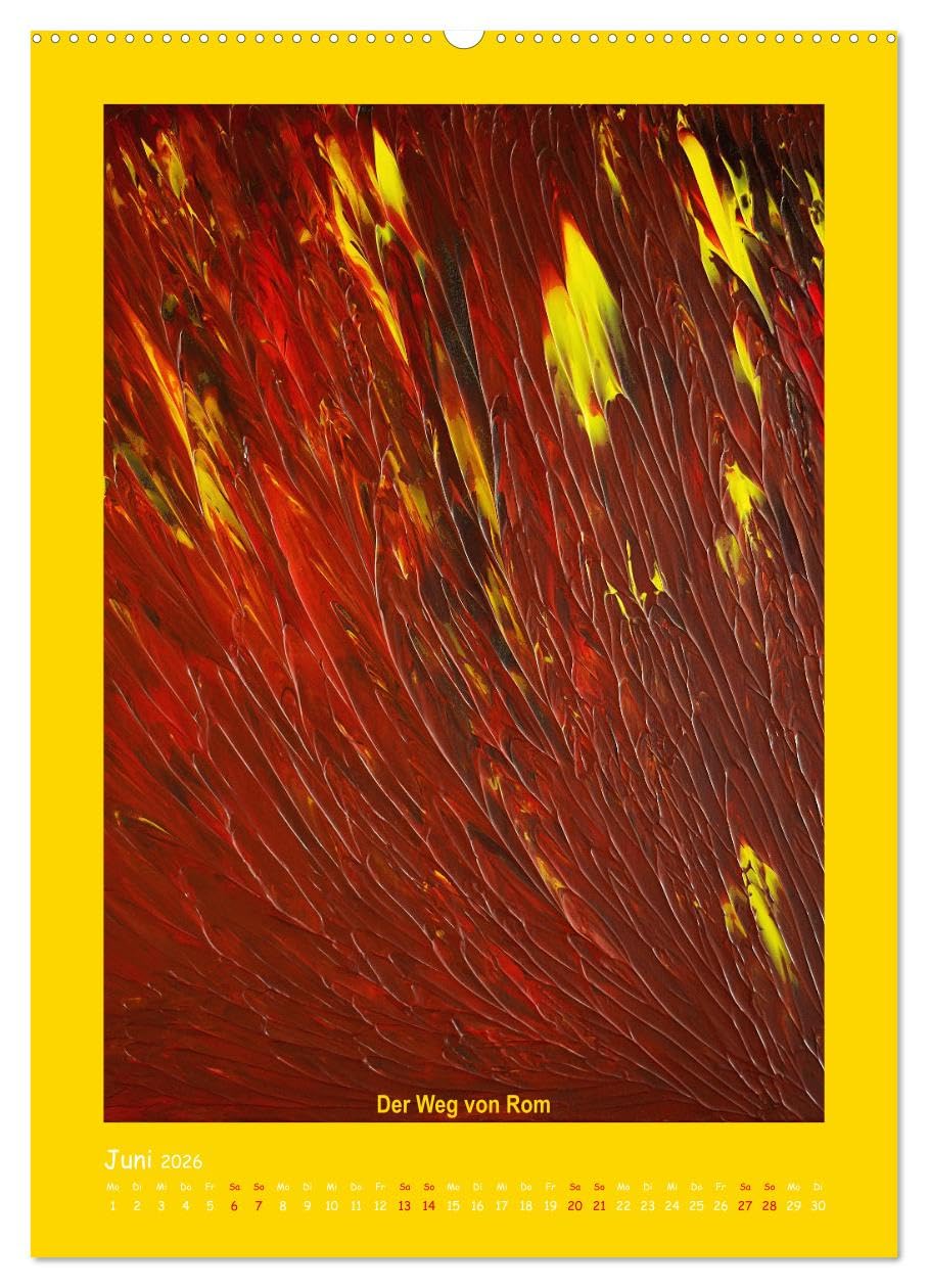 Eine bunte Reise mit abstrakten Städten (hochwertiger Premium Wandkalender 2026 DIN A2 hoch), Kunstdruck in Hochglanz: Die abstrakte Kunst von Gaya ... fühlen, um wieder zu lieben (CALVENDO Orte)