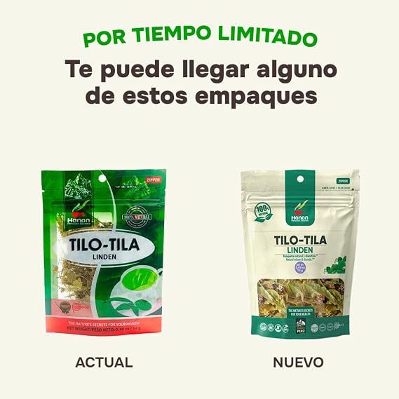 Hanan Linden Loose Herbs (Tilo Tila) 0.5 oz (14 g) - Natural, Dried Linden Plant Leaf for Herbal Tea Supplement
