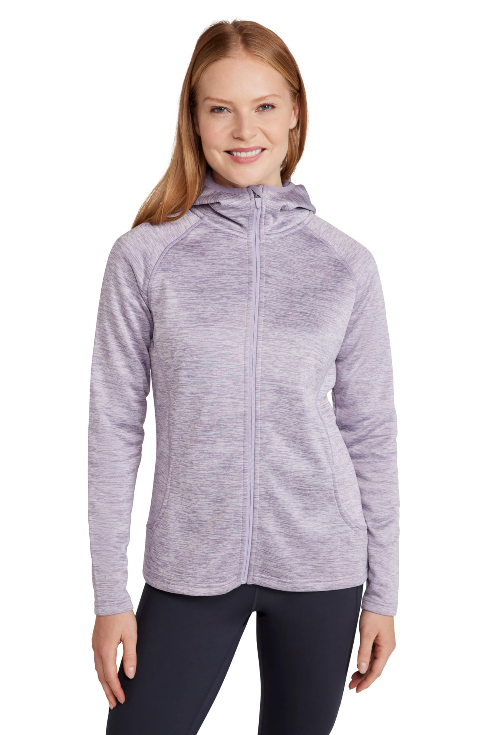 IsoCool Dynamic Chakra Womens Hoodie - Purple