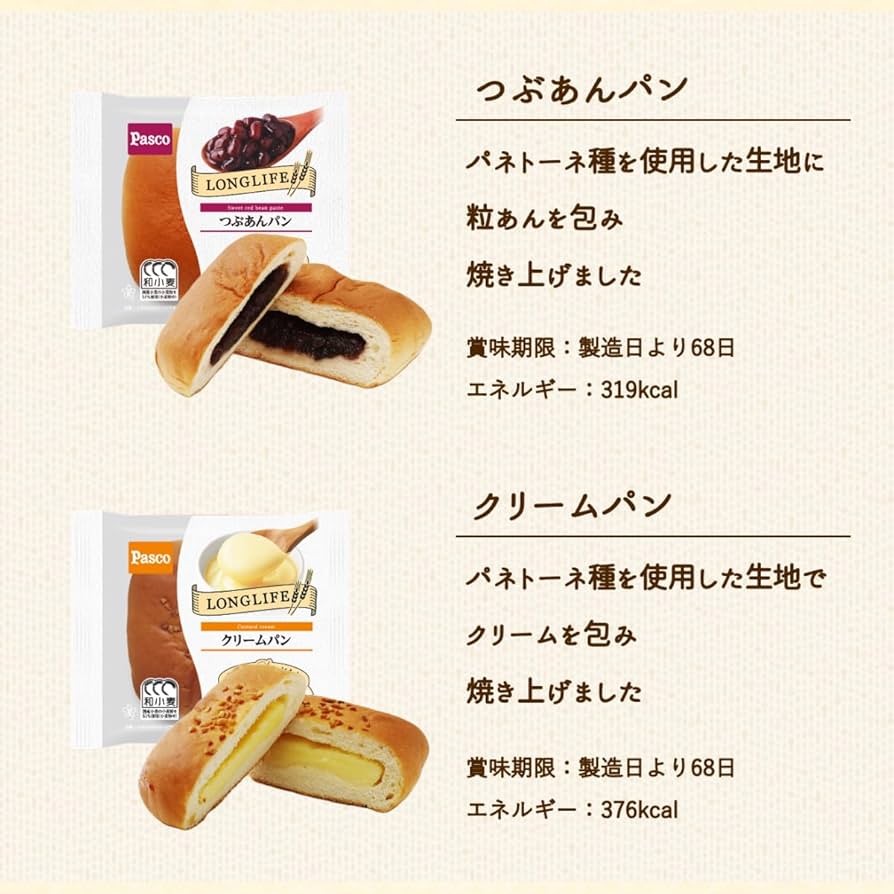 Amazon | Pasco ロングライフアソートA 5種10個入｜パスコ パン