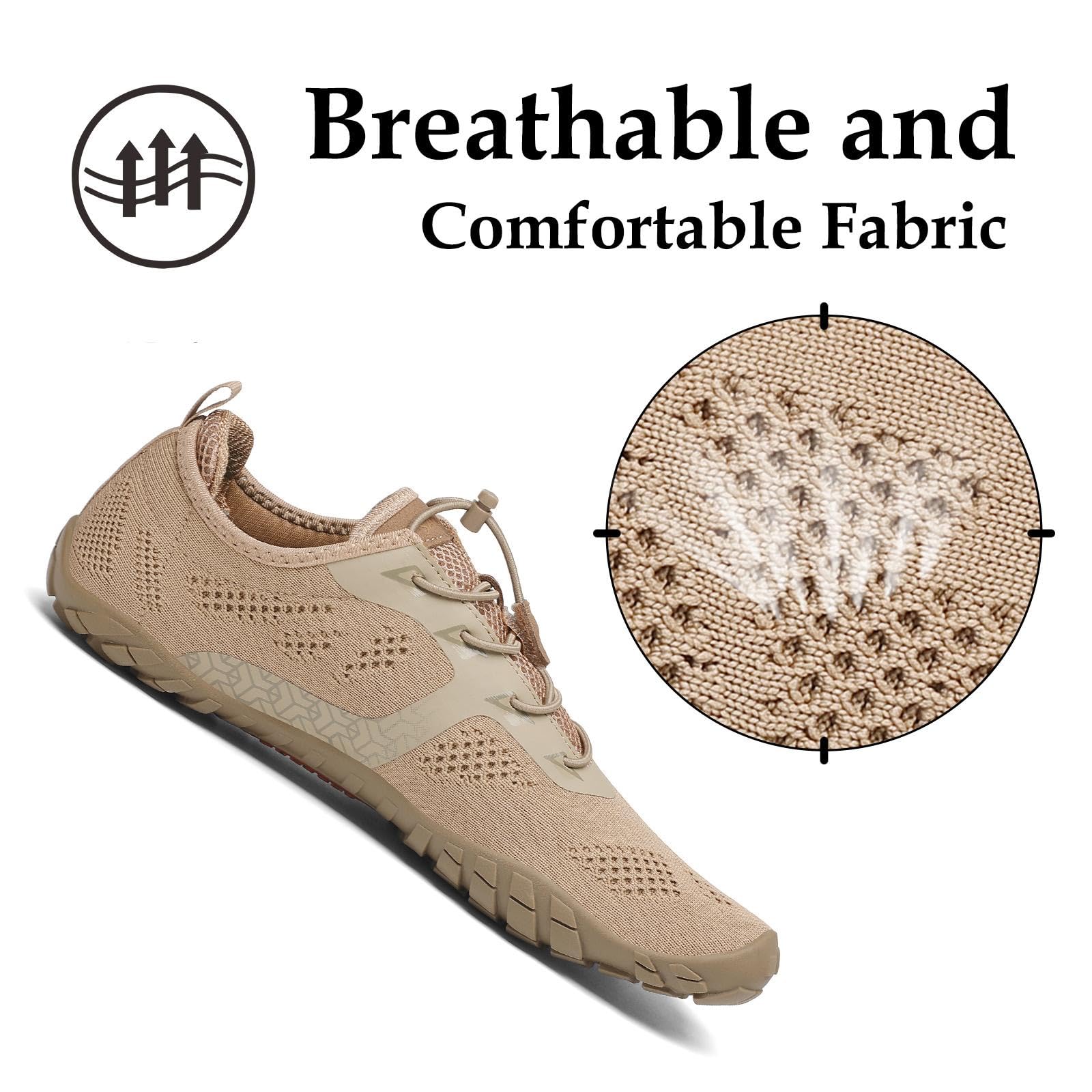 SAGUARO Scarpe Barefoot Minimaliste Uomo Donna - Scarpe Scogli Leggere Traspiranti Antiscivolo - con Padelle Larghe e Zero Gocce