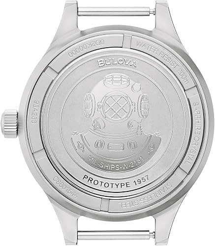 Bulova Men's Automatic Analogue Watch Archive Series Limited Edition Mil-Ships-W-2181 - 5