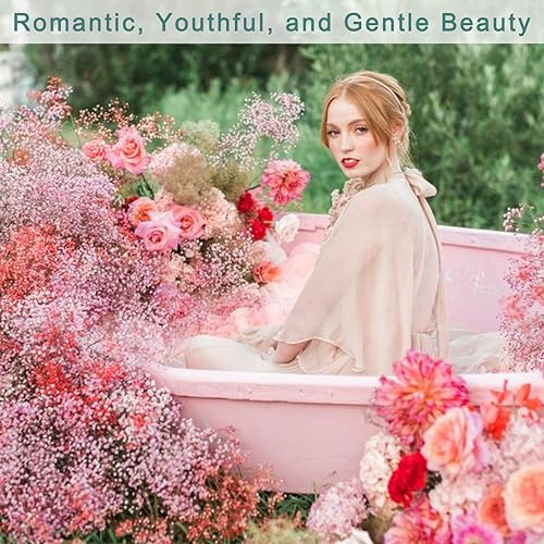 Miniatura 4 de Paquete grande de ramo de flores secas de aliento de bebé, 17 pulgadas, más de 5000 flores secas, gypsophila natural para bodas, regalo para mamá