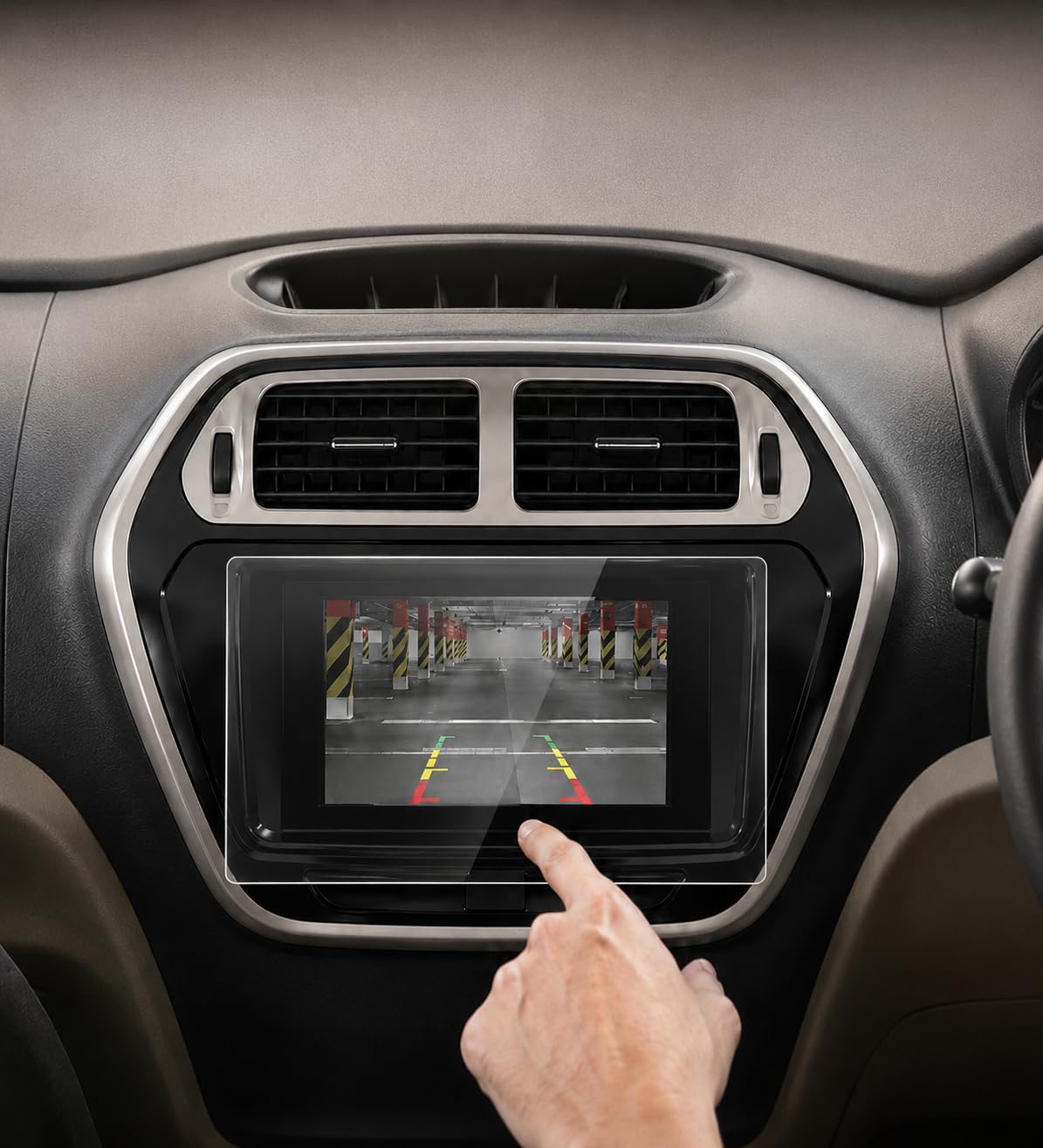SimEnt® Car Touchscreen Screen Guard Compatible with Mahindra Bolero Neo N10 / N10 (O) (7 Inch) | 9H Hardness Infotainment Screen Protector, Anti-Scratch-image-29