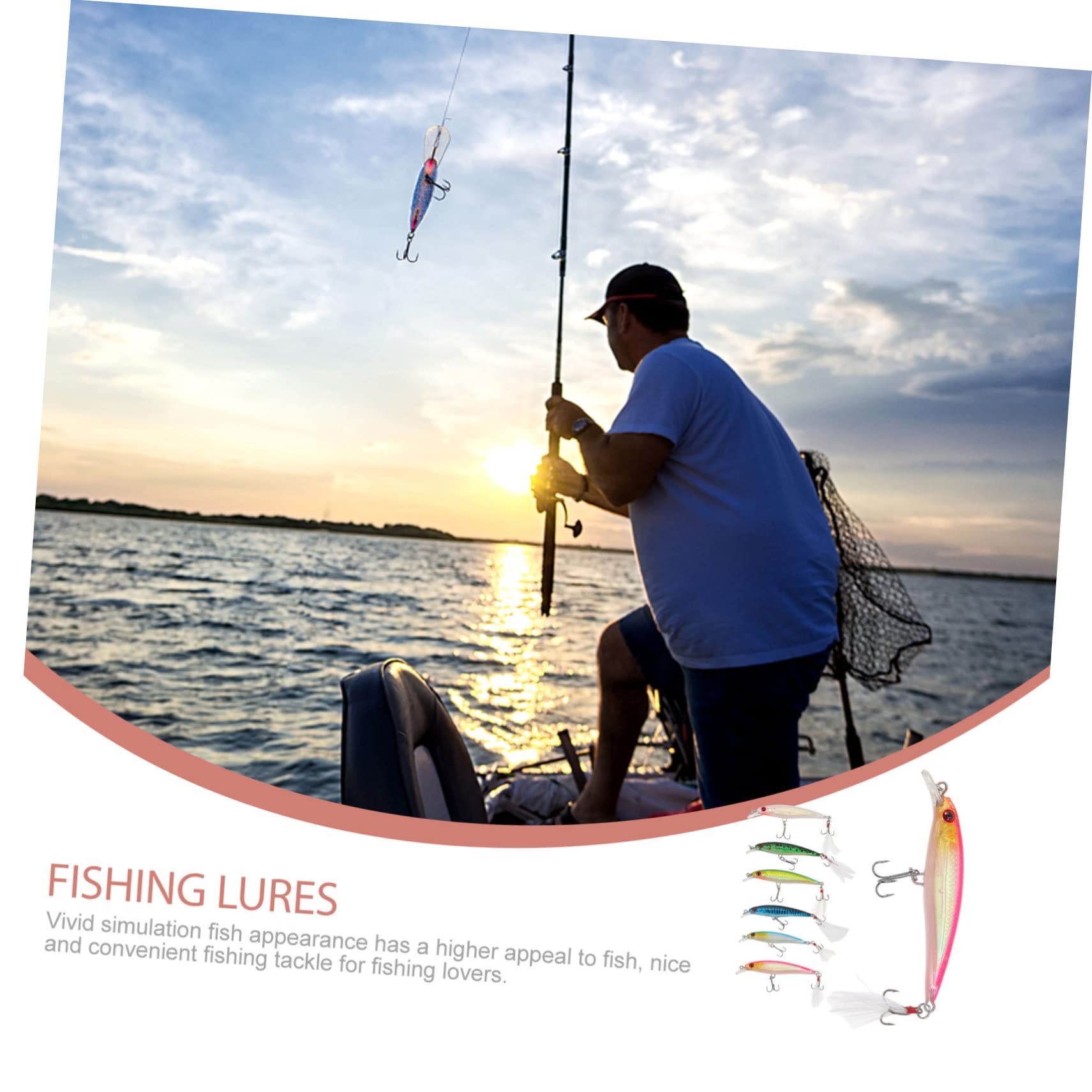 Sosoport 18pezzi Artificiali per e Lures Riutilizzabili Realizzate Portatile Swimbait per Appassionati