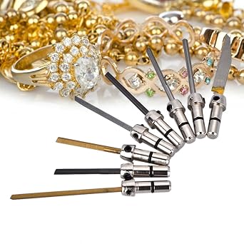 Generic Engraving Cutting Bits, 8pcs Metal Jewelry Tool with Sharper for Impact Engraving Machine