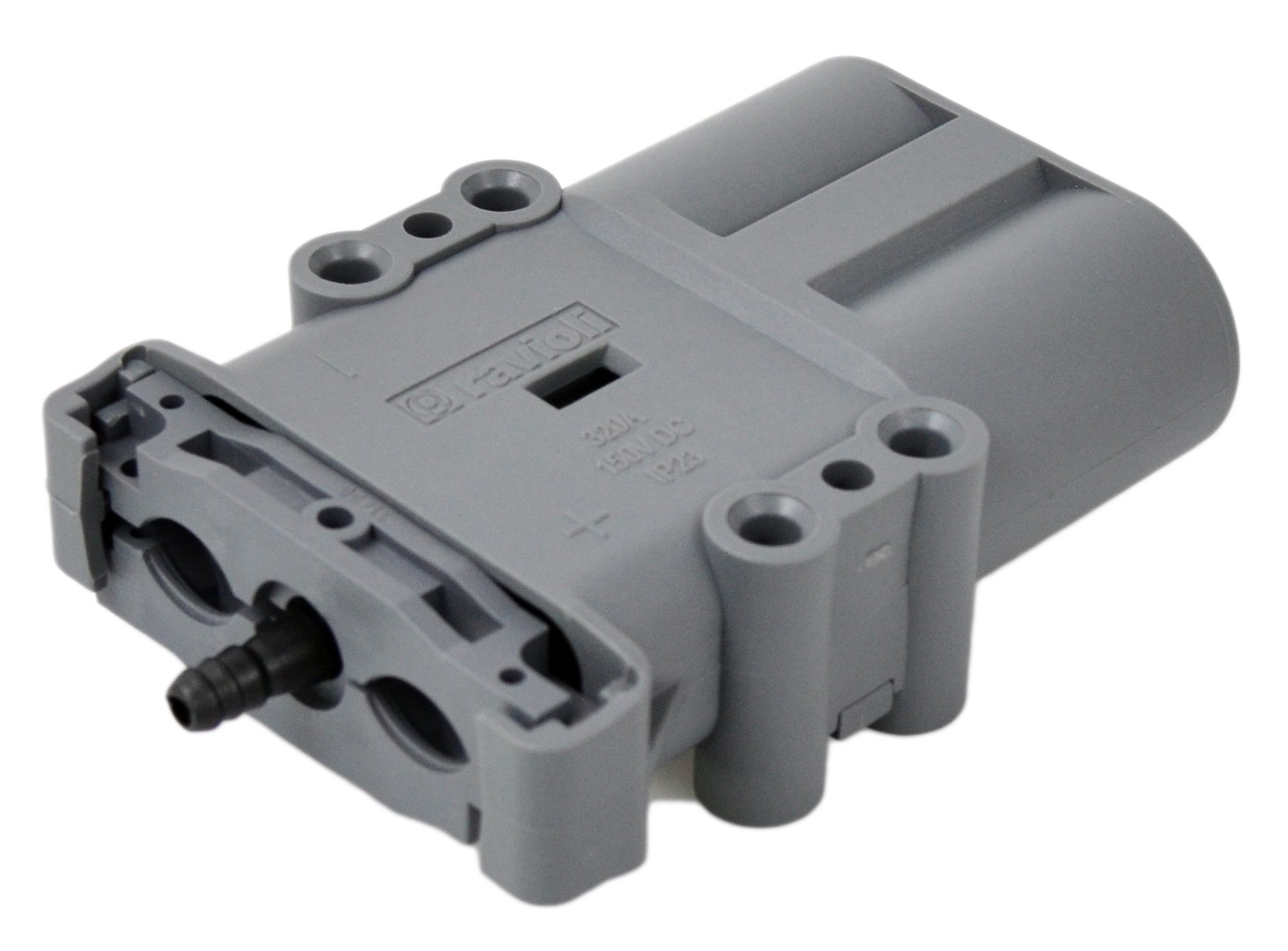 2x pasajes de aire para 80A enchufe de carga de la batería apilador enchufe de carga de la batería enchufe de carga de la batería conector de enchufe de carga conector de enchufe DC resistente al ácido