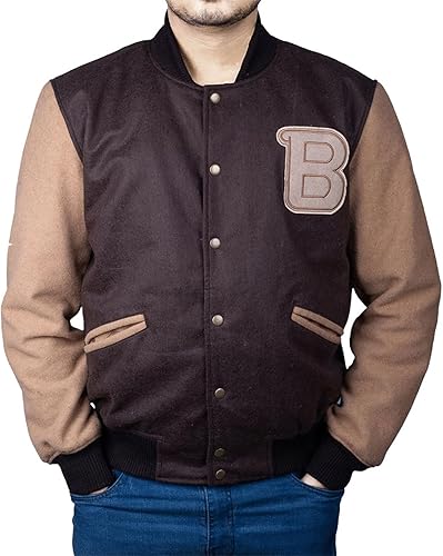 Hotline Miami Varsity Letterman - Chaqueta de béisbol de lana para hombre, ajuste delgado, casual, cálida, para niños