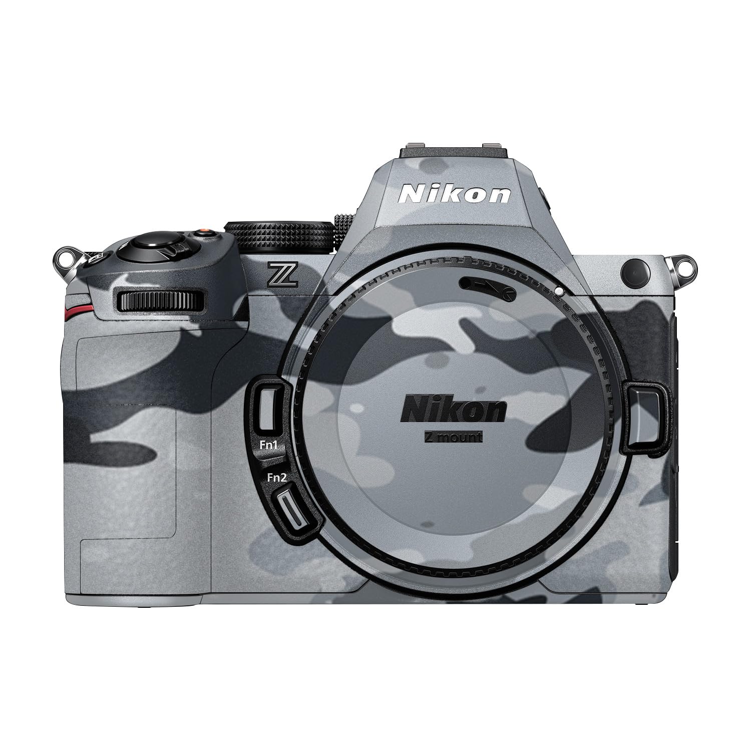 Camera Skin Compatible with Nikon Z5 II (2025) - Gray Camouflage - Premium 3M Vinyl Protective Wrap Decal Cover - Easy to Apply | Crafted in the USA by MightySkins