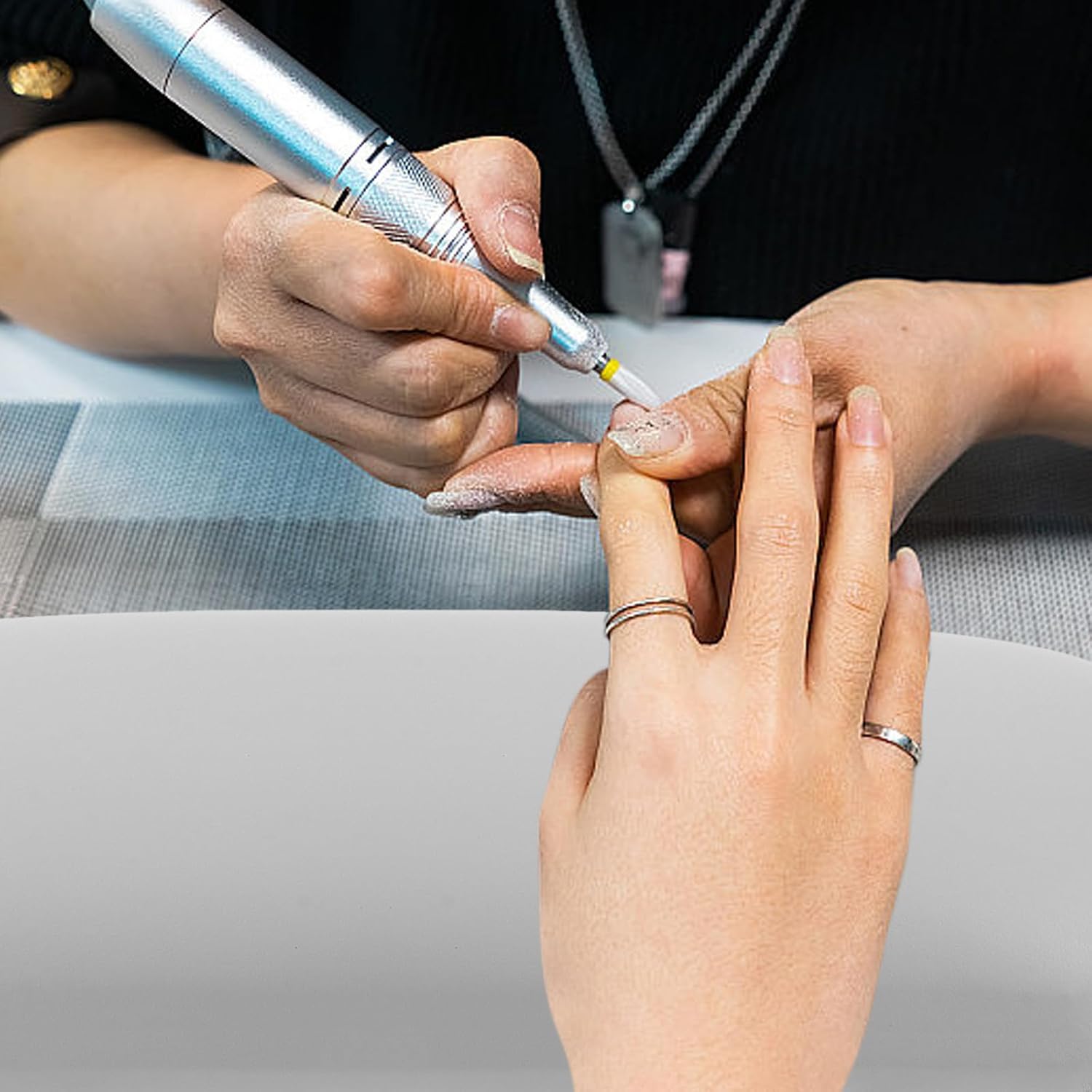 MAGICLULU Nail Arm Rest Pillow with Mat Manicure Hand Rest Cushion Leather Simple to Clean Practical Design for Nail Salon