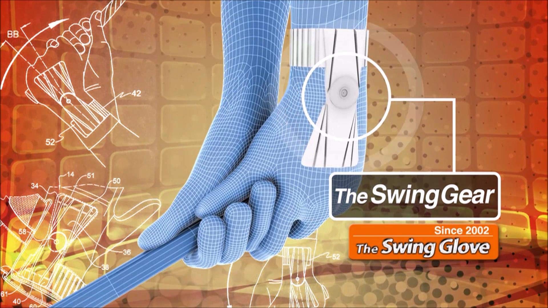 Swing Glove Black Left Best Golf Training Aid/Play All Men's Sizes (M)