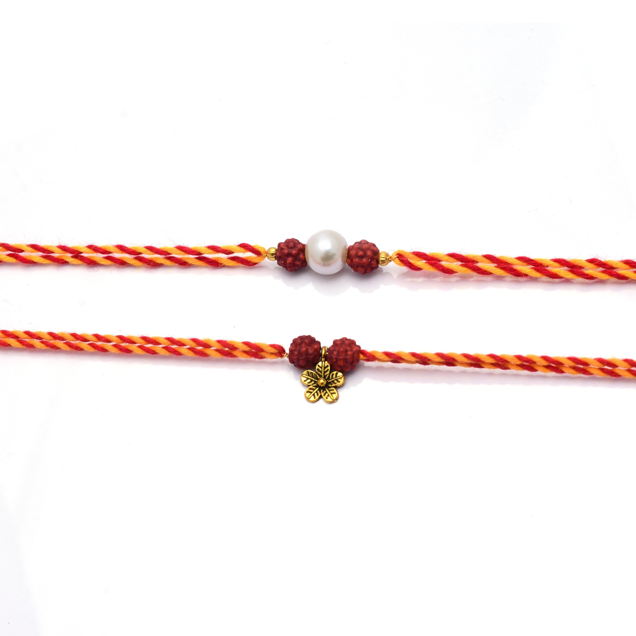CARATWALA Mens Handmade Rakhi Combo For Brother Rakhi With Real Rudraksh Set For Brother Rudraksh Bhaiya Bhabhi Rakhi Set | Rakhi Set For Brother & Sister | Rakhi With Roli, Chawal And Greeting Card. (B0D9NH9YXM) Amazon Price History, Amazon Price Tracker
