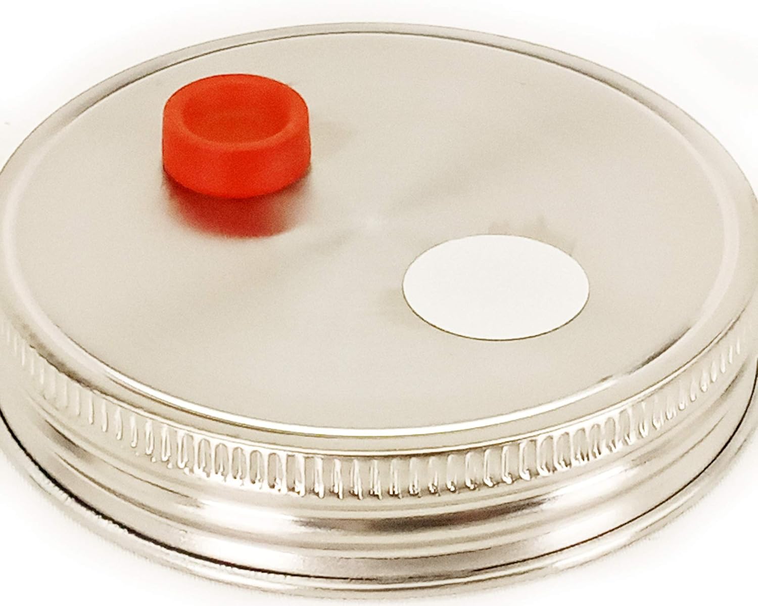 Mushroom Jar Lid for Grain Spawn Stainless Steel Metal Wide Mouth (6 Pack)