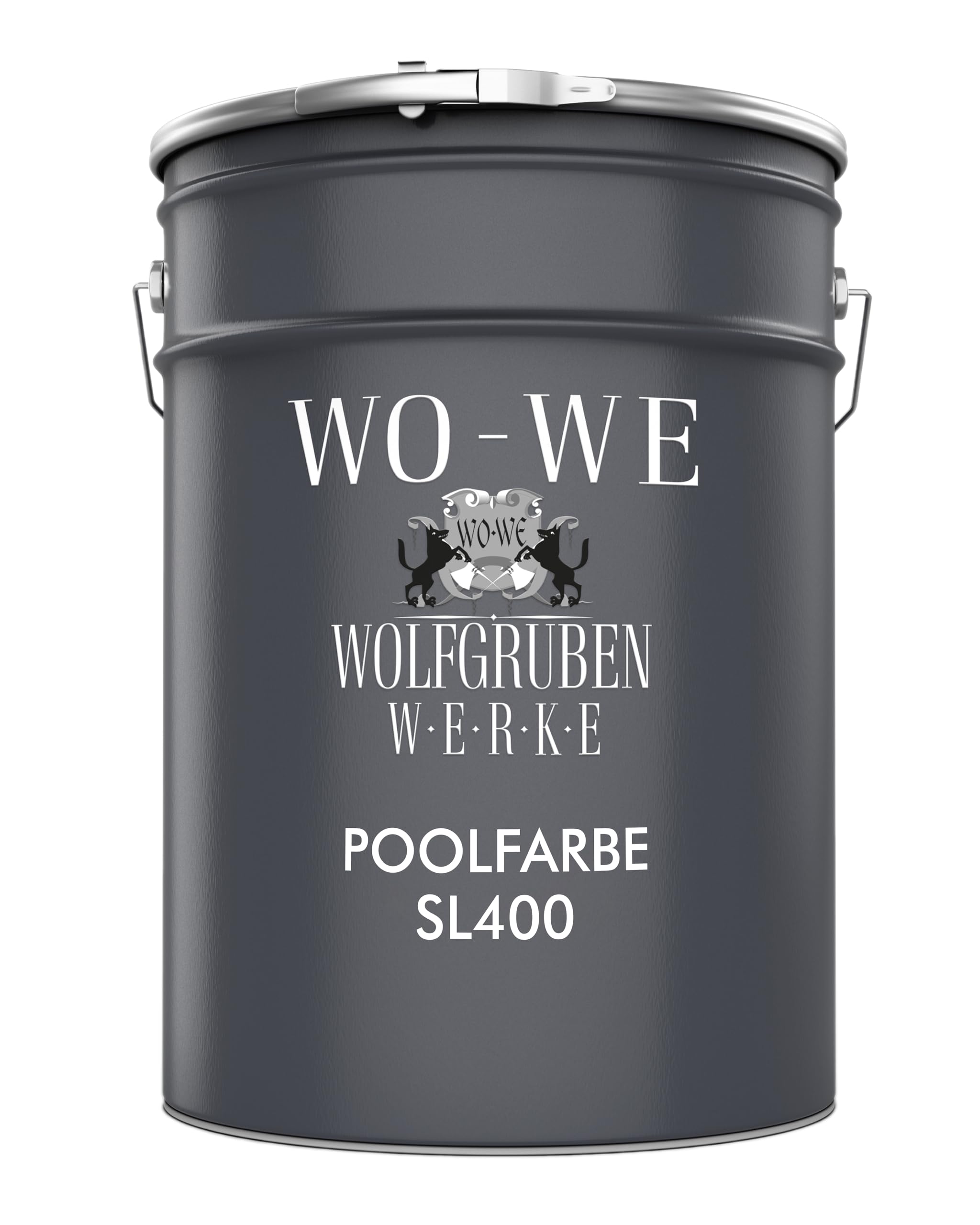 WO-WE Schwimmbadfarbe Poolfarbe Schwimmbeckenfarbe Lichtblau ähnl. RAL 5012-5L