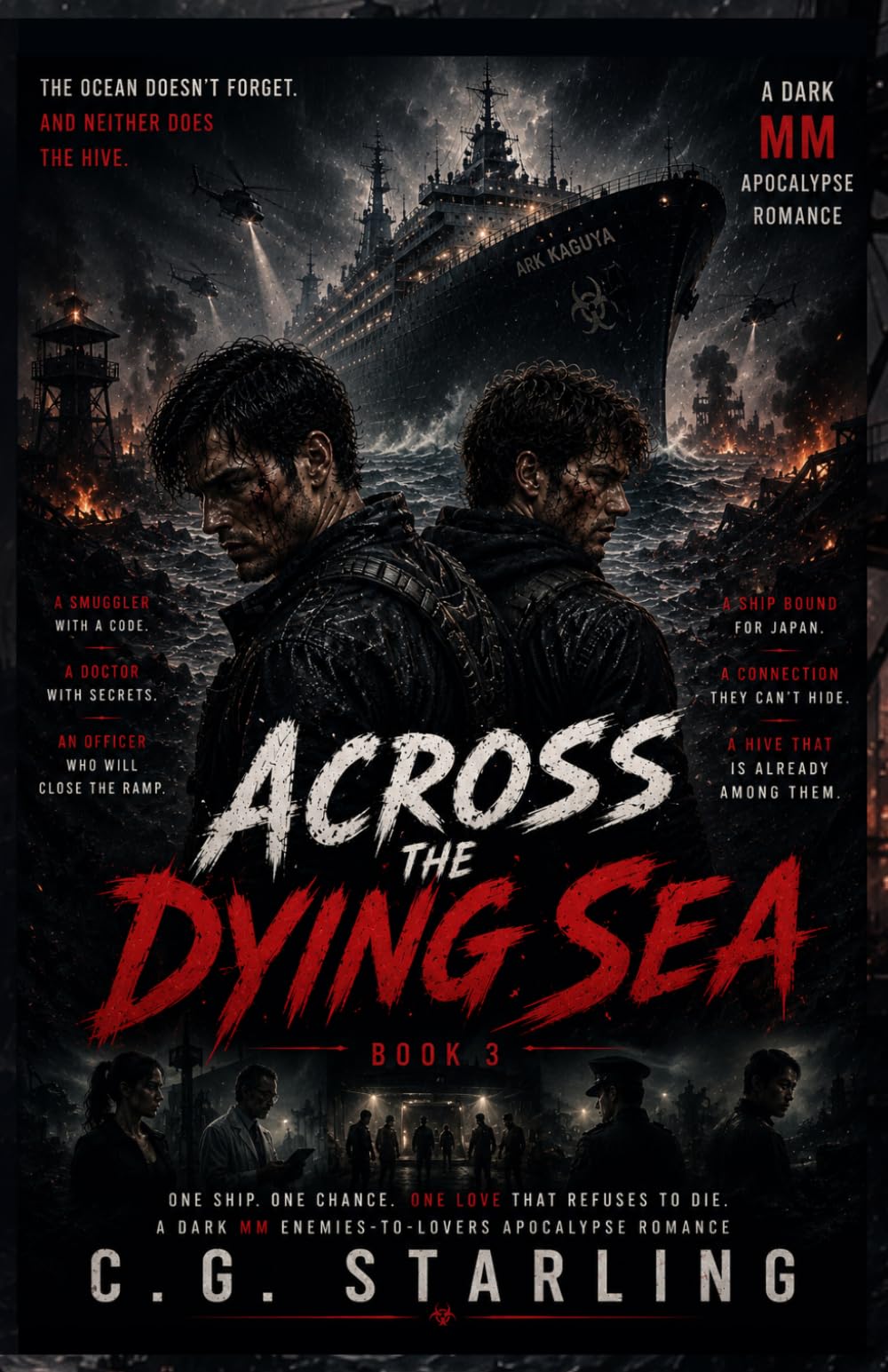 Across The Dying Sea: A Dark MM Enemies-to-Lovers Apocalypse Romance (A Dark MM Apocalypse Romance)