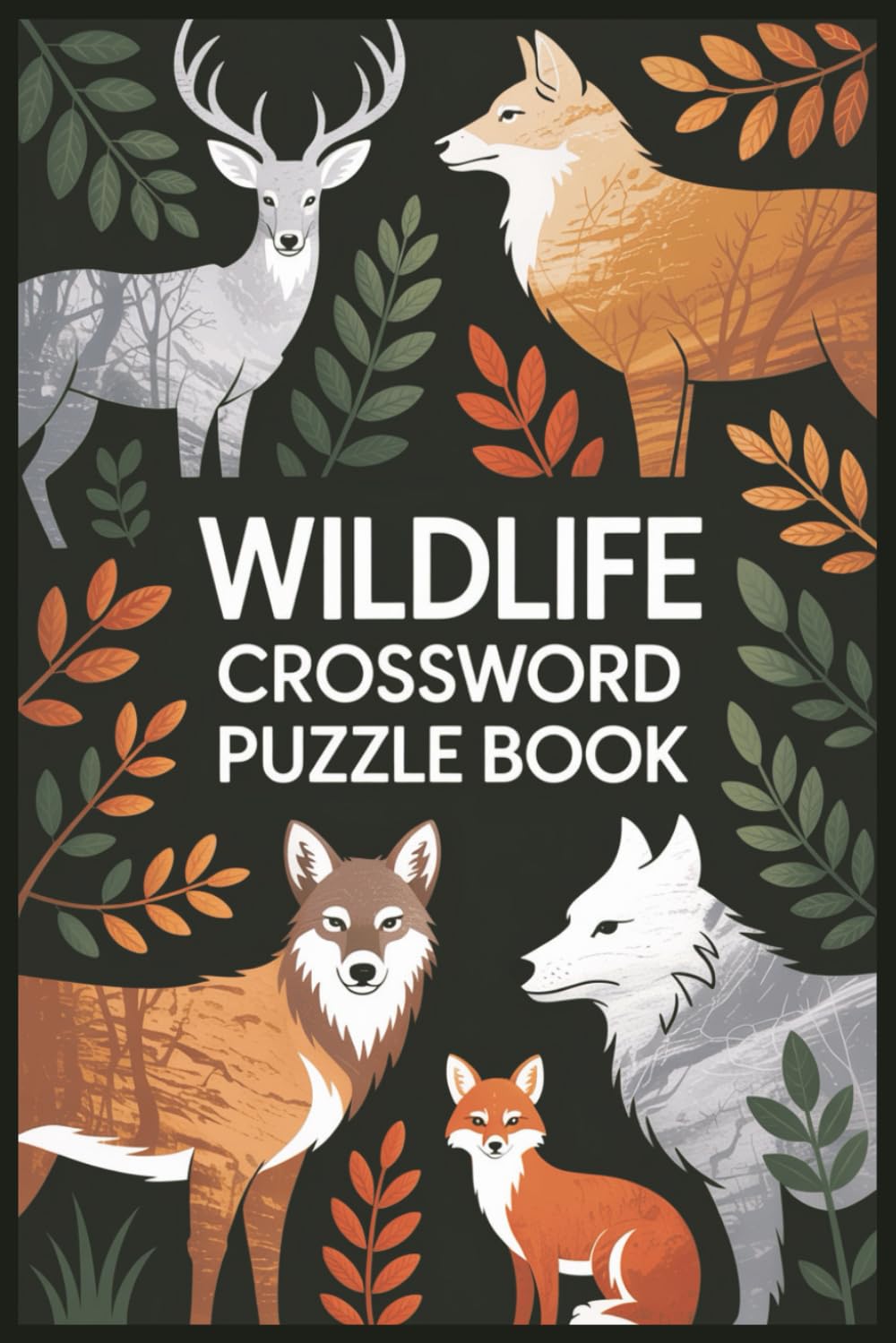 Wildlife Crossword Puzzle Book: Crossword Puzzles with Easy to Read Format about Camping, Outdoor, Wildlife, and More | 6x9 Inches, 92 Pages | 60 ... Relaxation, Outdoor Trips, and Vacations