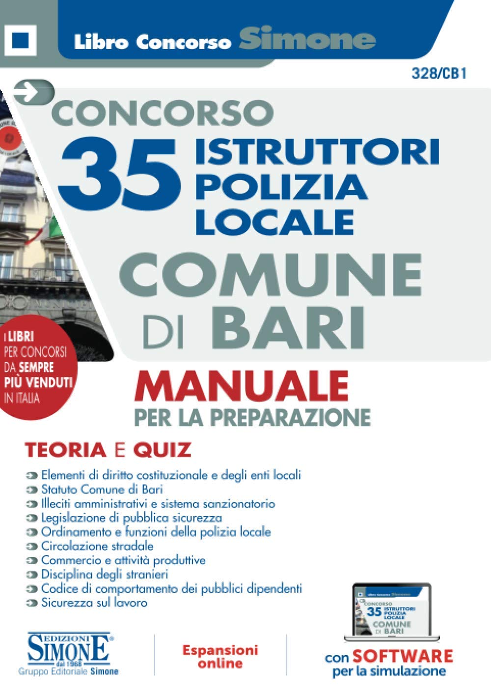 Concorso 35 Istruttori Polizia locale comune di Bari - Manuale per la preparazione