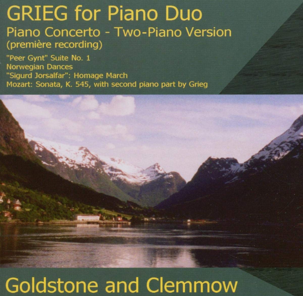 Edvard Grieg - Grieg for Piano Duo CD Album - Used