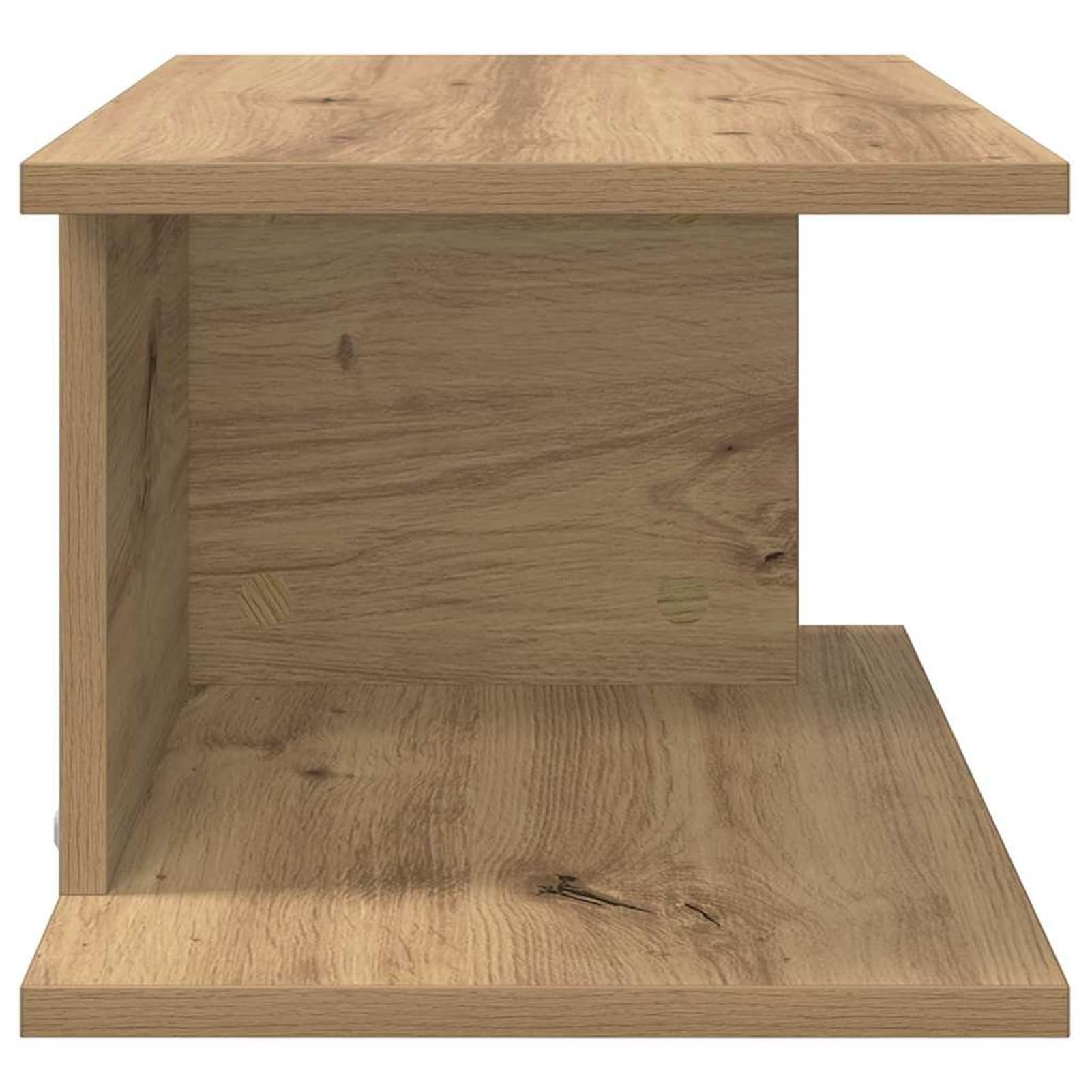 Nachttisch 2er-Set Artisan-Eiche 40x30x25 cm Holzwerkstoff | Rechteckiges Design, viel Stauraum unterhalb, montagefertig, pflegeleicht mit feuchtem Tuch