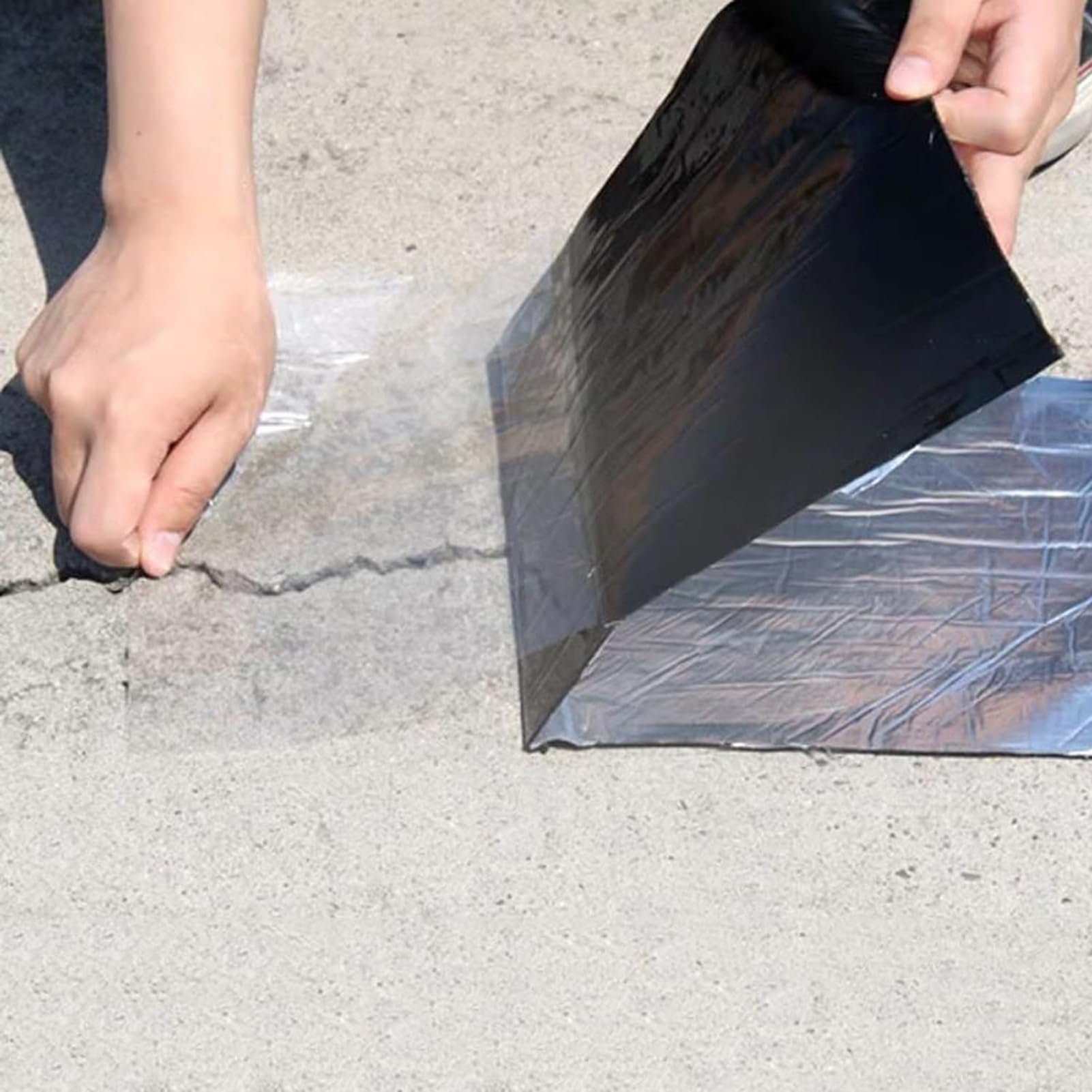 Cinta de reparación de Asfalto de Alta Resistencia para Exteriores, autoadhesiva, Resistente a la Intemperie, Impermeable, selladora, de Papel de Aluminio, para Fugas en techos, te