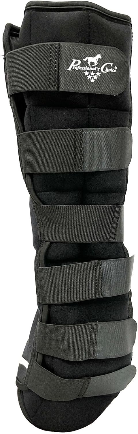 PROFESSIONAL'S CHOICE Full Leg Ice Boot | Equine Cold Therapy Wrap | Flexible Neoprene Exterior | Gel Pockets | Knee and Hock to Fetlock Coverage, Standard (26 Tall)
