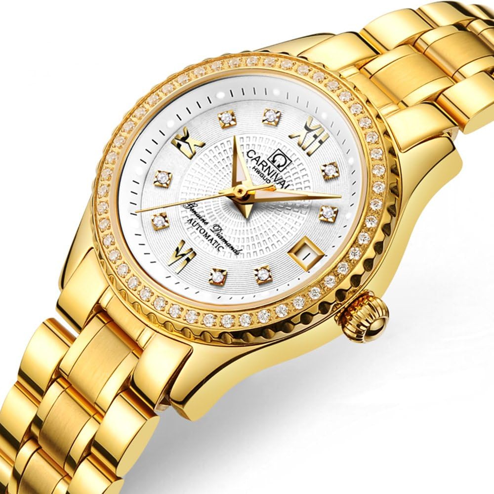 TEINTOP Carnival Couple Watches Men and Women Automatic Mechanical Watch Romantic for Her or His Set of 2