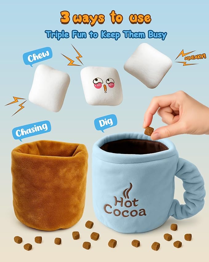 Juguete para perro Swooflia con sonido y crinkle miniatura 4