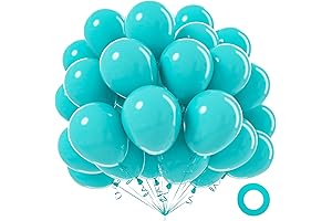 Teal Balloons: 100Pcs of Vibrant Azure Decor for Birthdays, Weddings, and Anniversaries
