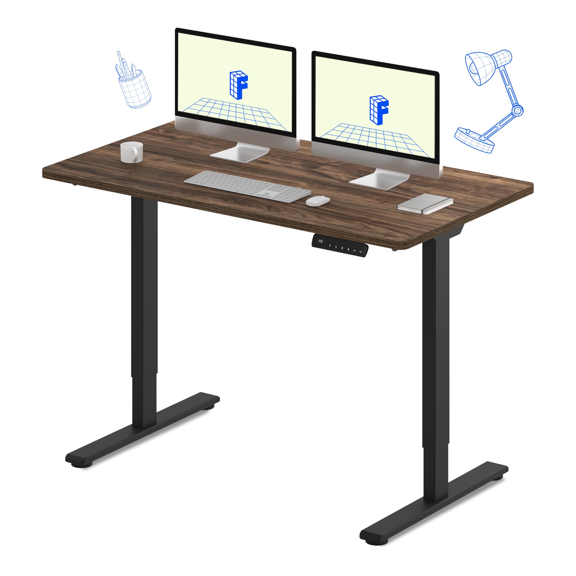 Amazon.com: FLEXISPOT E3 Dual Motor Electric Standing Desk 55 x 28
