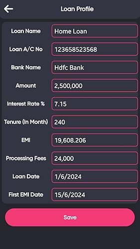 Loan EMI Calculator - Loan Planner