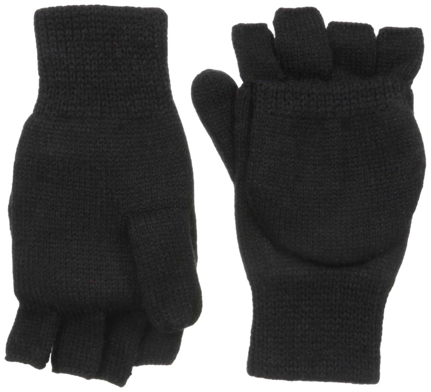 QUIETWEARmens Knit Flip Gloves With 40 Gr Thinsulate