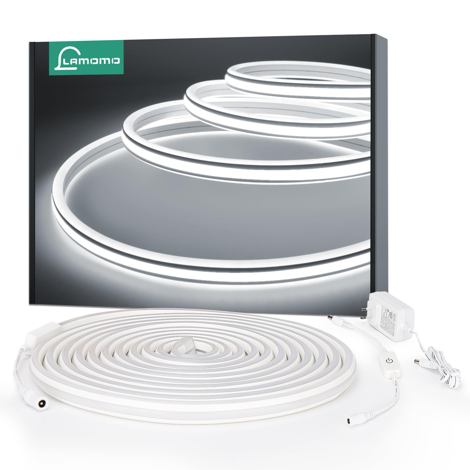 Kit Luci LED A Incasso 8,5W - 6 Strisce 26cm Per Cucine E Armadi - Foto 9
