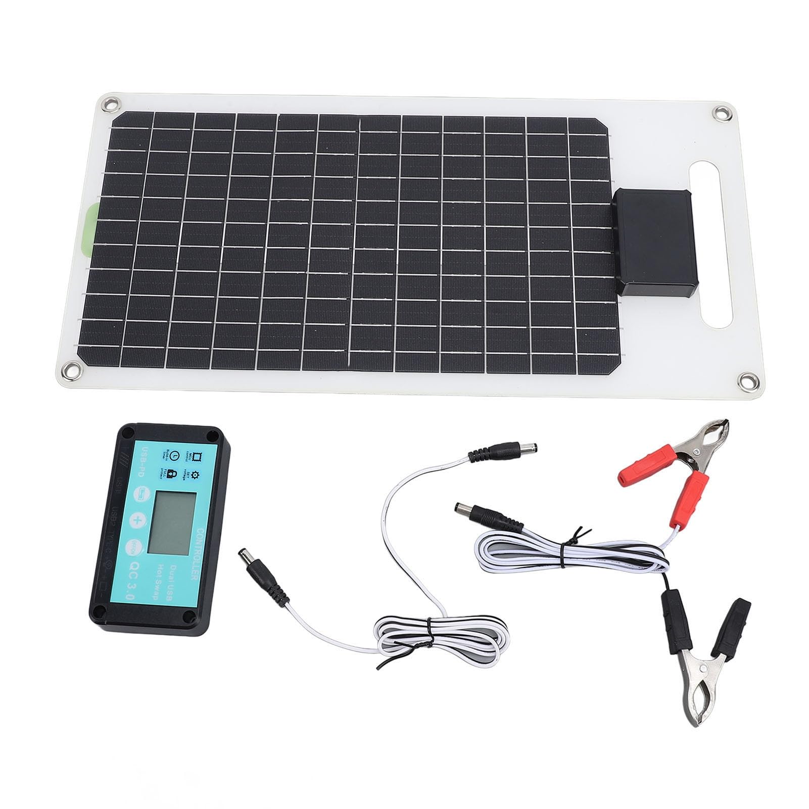 VGEBY Solar Panel Controller Set 50W Monocrystalline Design