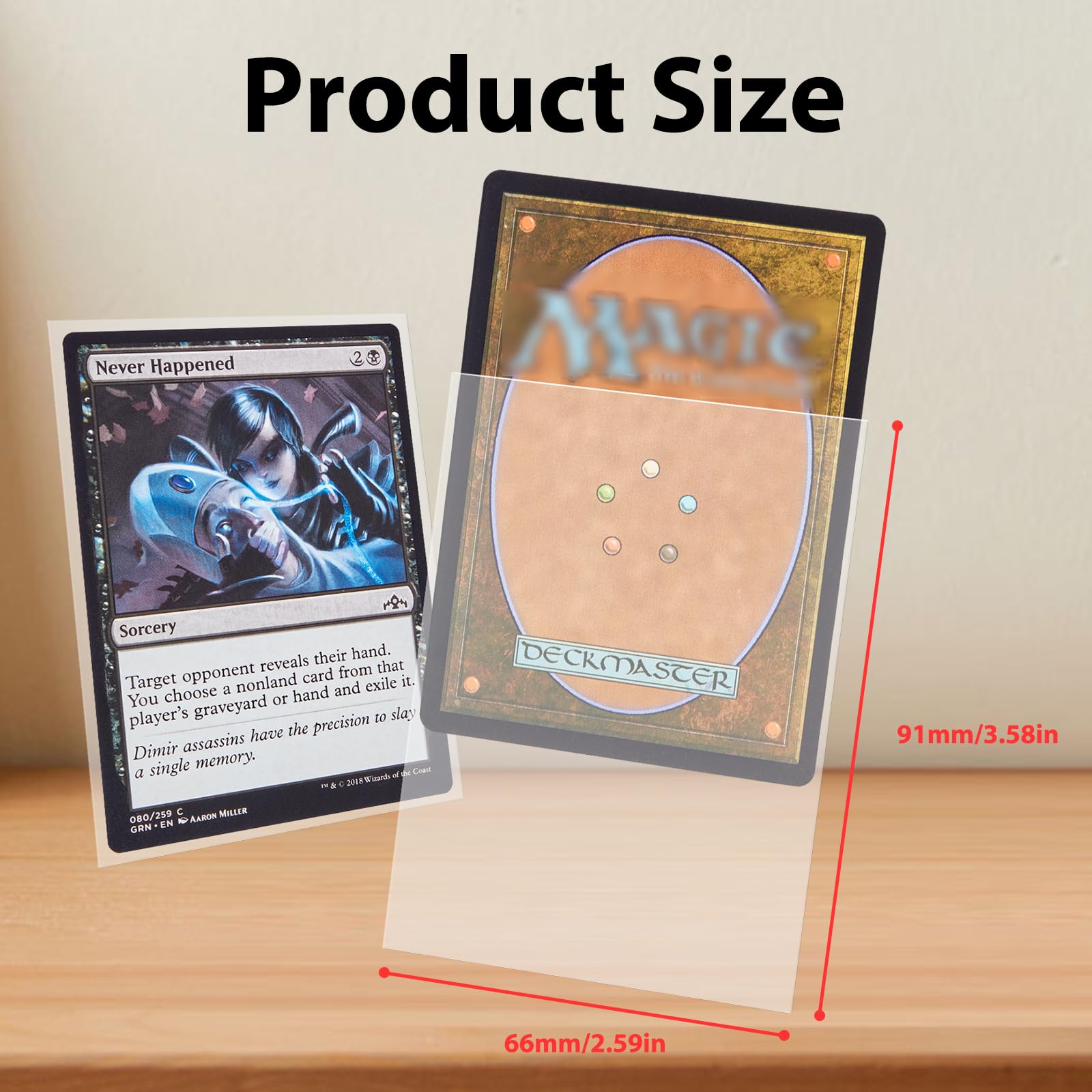 Amazon.com: Magic The Gathering Card Sleeves, 200 Counts Soft Card Sleeves  Toploaders for Trading Cards Matte Card Sleeve Protect Your MTG/TCG/Sports  Cards Collector Card Sleeves (Clear/66 * 91mm) : Toys & Games