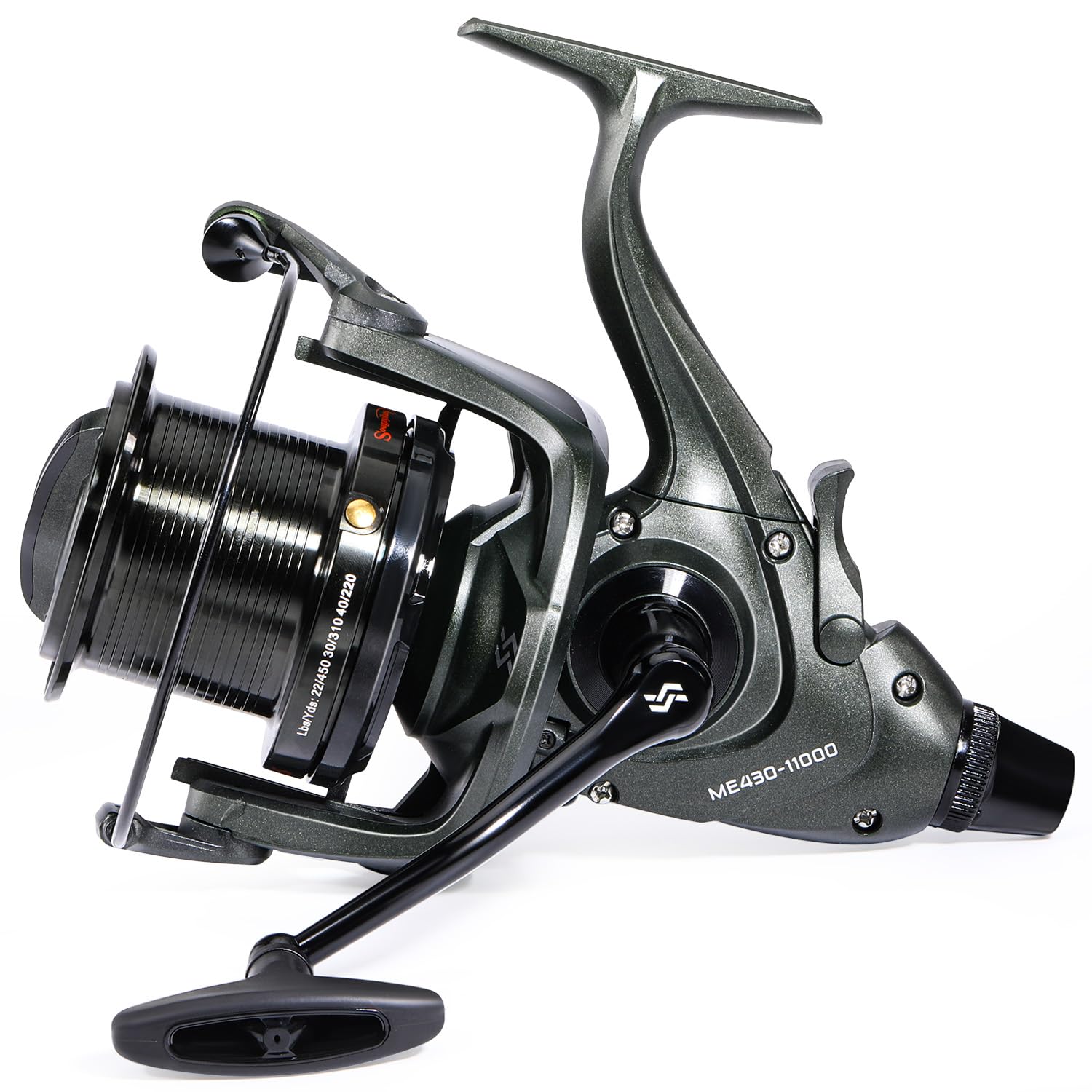 Sougayilang Saltwater Spinning Reels 10000 Series Carp Fishing Reels, CNC Aluminum Spool Fishing Reels for Saltwater Freshwater