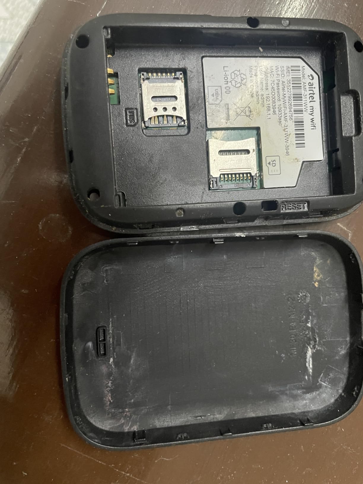 Airtel 311WW WiFi 4GHotspot Data Card Dongle 150Mbps Single_Band Data