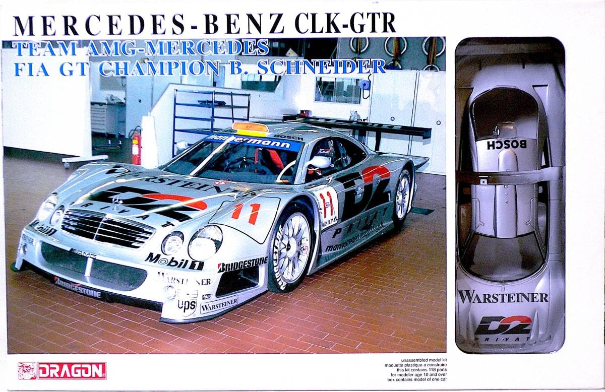 Amazon.co.jp: ドラゴン 1/24 ベンツ CLK-GTR TEAM AMG FIA GT 