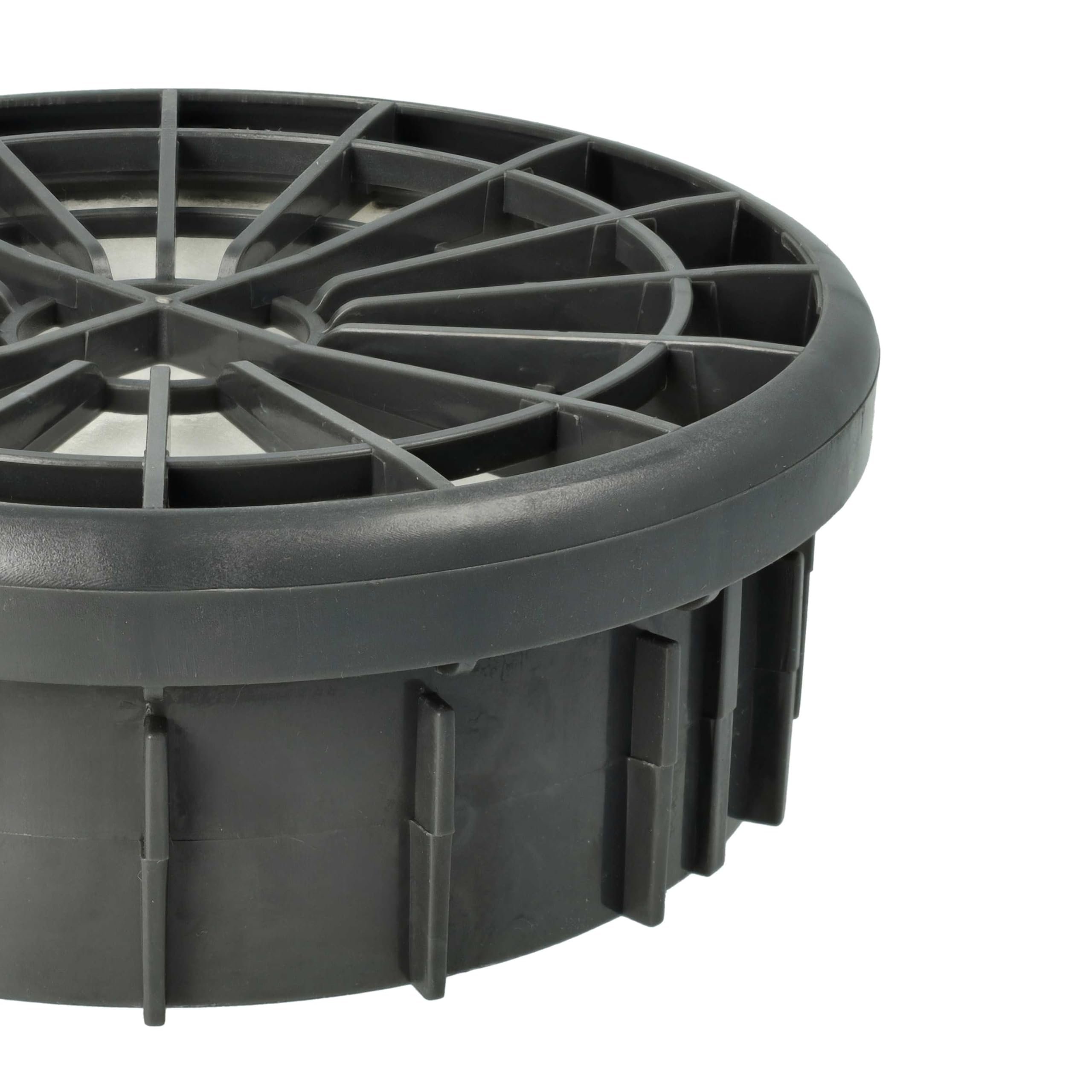 vhbw 3 x zamiennik filtra Nilfisk 107402902 do odkurzacza – filtr HEPA czarny/biały