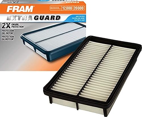 FRAM Extra Guard CA9669 - Filtro de aire de repuesto para modelos seleccionados de Mazda, proporciona protección de filtro de hasta 12 meses o