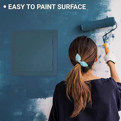 Miniatura 4 de Panel de acceso para paneles de yeso, 12 x 12 pulgadas, cubierta de orificio de pared, puerta de acceso, panel de acceso de plomería para paneles de