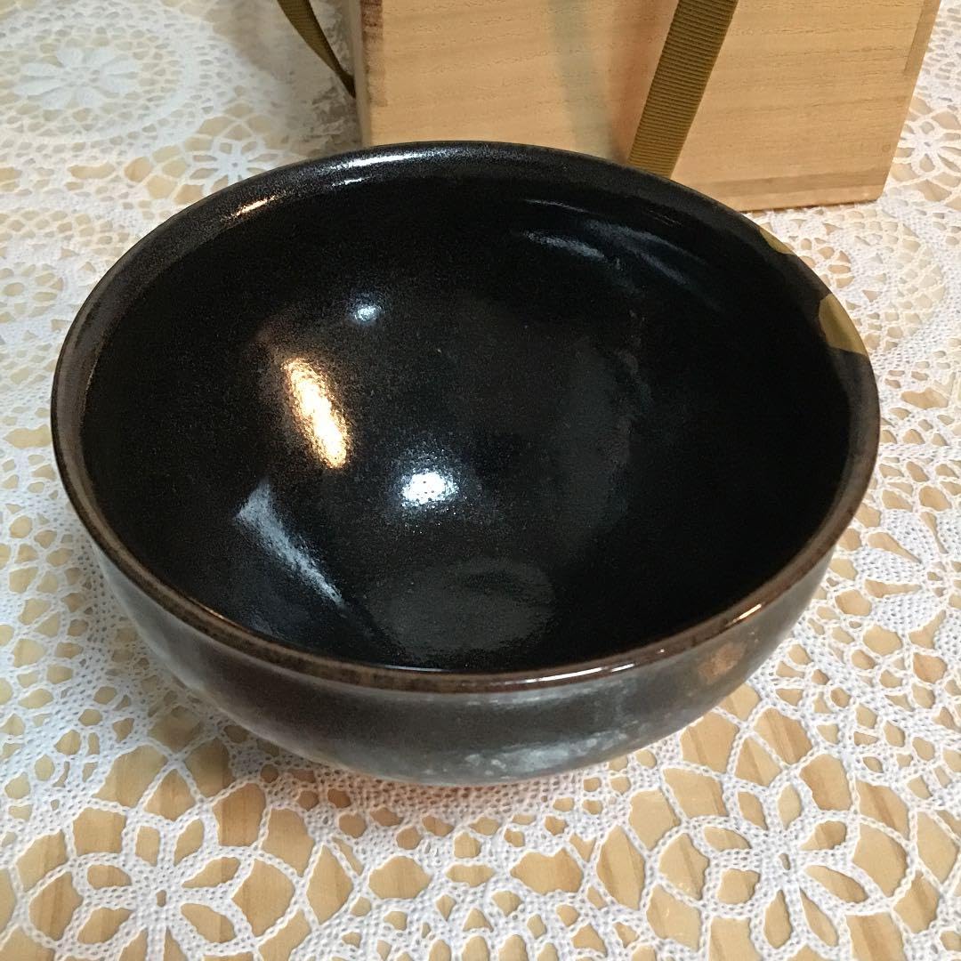 茶道具 茶碗 天目茶碗 碁筒底 黒茶碗 共箱 N230C Amazon.co.jp: 茶道具 茶碗 天目茶碗 碁筒底 黒茶碗 共箱 N230C